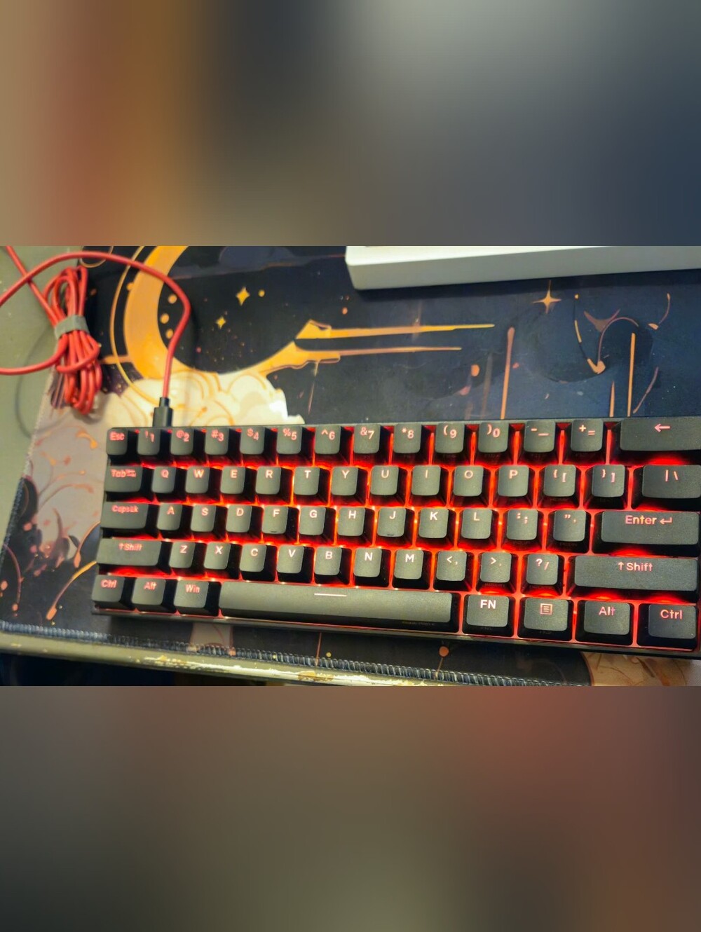 Anne Pro 2 60% Mechanical Keyboard Gateron Brown RGB Bluetooth USB-C Tested